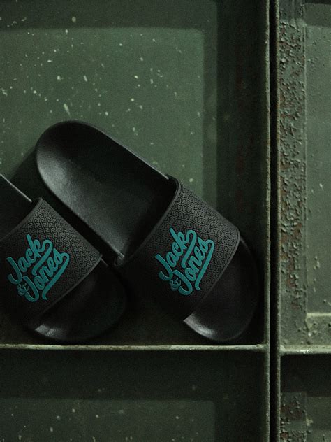 Black Textured Pool Sliders