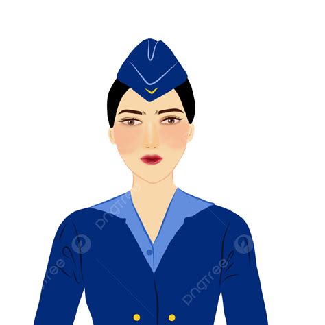 空姐, 空姐, 机组人员, 空中小姐素材圖案，PSD和PNG圖片免費下載