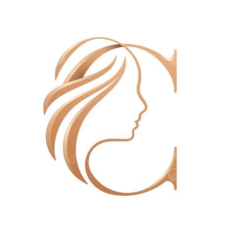 Beauty Salon Monogram Letter C Woman Silhouette Logo Design, C, Logo, Beauty PNG and Vector with ...