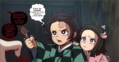 #ロリ Smol Tanji and Nezzy - Preview - SemiDrawsのイラスト - pixiv