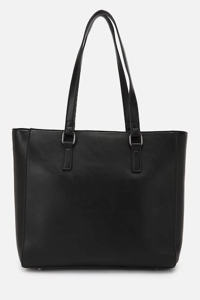 Buy Women Black Solid Casual Handbag Online - 935135 | Van Heusen