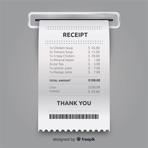 Receipt Images - Free Download on Freepik