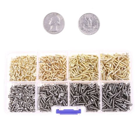 Mini Skater M2 Micro-Screws Cross Flat Head Self Tapping Wood Screws ...