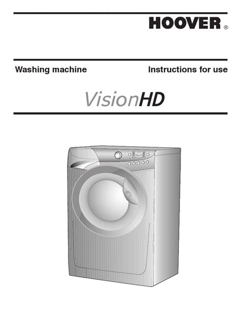 Image result for Hoover Wizard Washing Machine Set Up