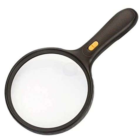 Dizgoy Magnifying Glass with Light, 30X Handheld Large Magnifying Glass ...