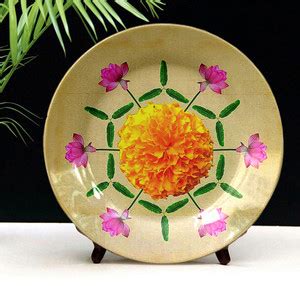 Clickplick Madhubani Art Painting Wall Decor Plates, Bedroom Wall ...