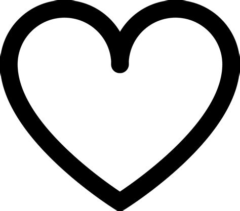 Download Empty Heart Comments - White Heart Emoji Png - Full Size PNG ...