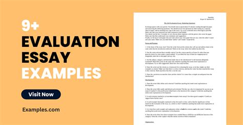 Image result for Evaluation Statement Examples