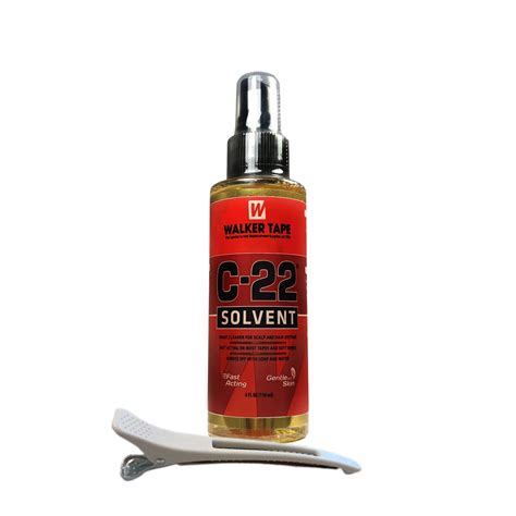 Buy C22 Solvent Wig Glue Remover 4oz w/White Hair Sectioning Clip ...