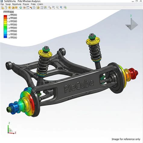 Suspension system meshing & modal analysis