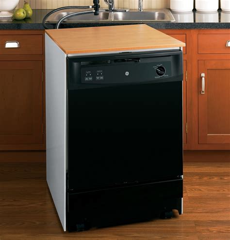 Customer Reviews: GE 25" Convertible Portable Dishwasher Black ...