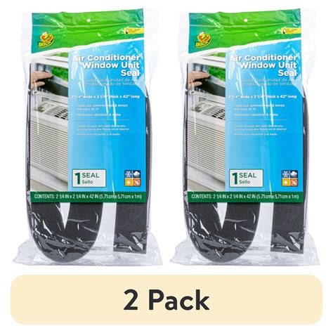 Duck Tape Window Air Conditioner Insulating Seal, 2.25 x 2.25 x 42 in ...