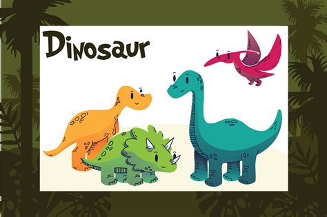Dinosaur Clip Art - 6 Free PDF Printables | Printablee