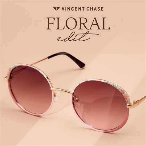 Buy Grey Gold Full Rim Cat Eye Vincent Chase FLORAL EDIT VC S16763-C1 ...
