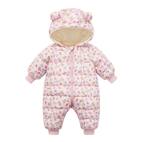 GYRATEDREAM Baby Clothes Newborn Girl Snowsuit Winter Coats Infant ...