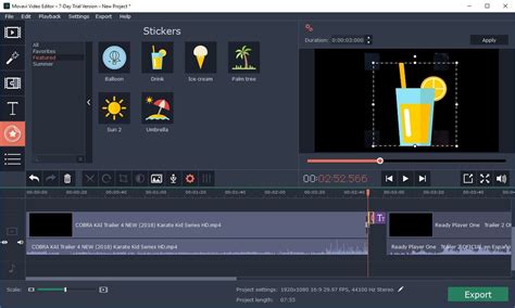Movavi Video Editor 的图像结果