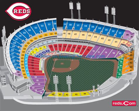Great American Ball Park, Cincinnati OH - Seating Chart View