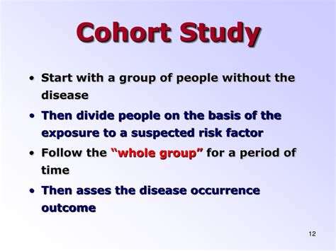 Cohort Study Examples 的图像结果