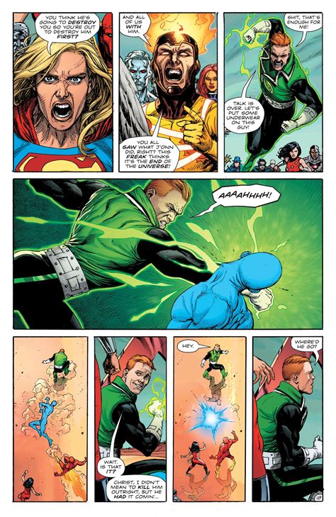 Guy Gardner Punches Doctor Manhattan – Comicnewbies