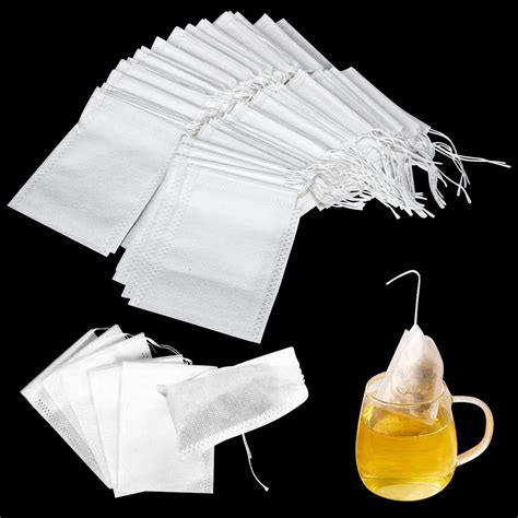 Amazon.com: 1600 Pcs Disposable Tea Bags Muslin Bags with Drawstring ...