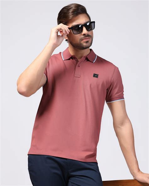 Buy Polo Apple Red Solid T-Shirt From Andro Collection