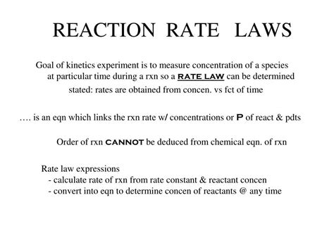 Image result for Reaction Rate Laws