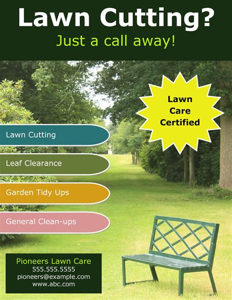 30 Free Lawn Care Flyer Templates [Lawn Mower Flyers] ᐅ TemplateLab