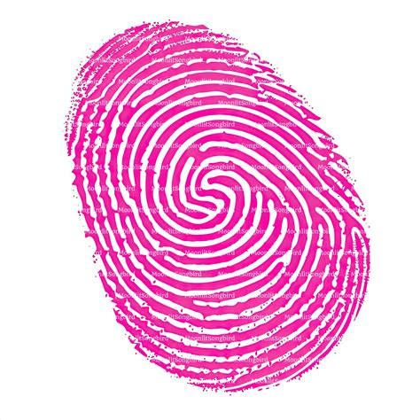 9 Color Fingerprint Clipart, Digital Download, Printable Watercolor ...