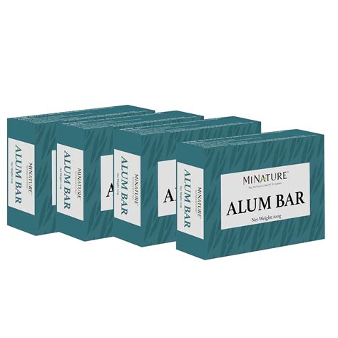 minature Pure Alum Bar Pack of 4 (100 G*4)|Natural Phitkari Block ...