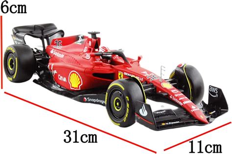 Buy JODIYAAH Bburago 1/18 2022 F1 Scuderia Ferrari F1-75 #16 Charles ...