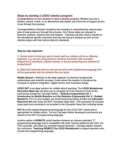 Image result for How to Program LEGO Robotics