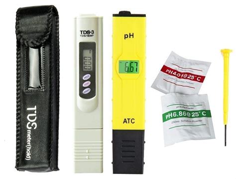 TERXA 3in1 TDS + Temp Meter and Ph Meter with Auto Calibration Button ...