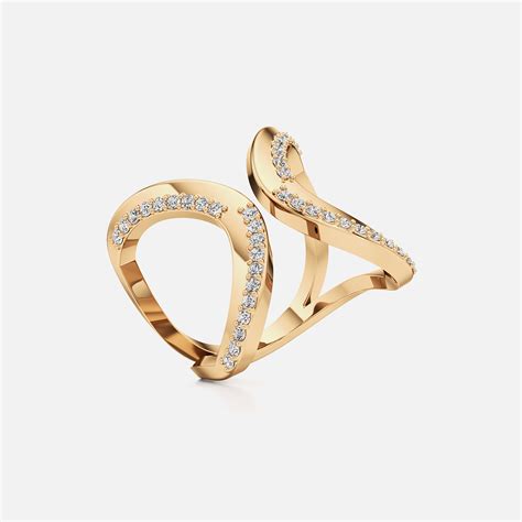 Halo Arc Ring – Mirei- Demi Fine Jewelry