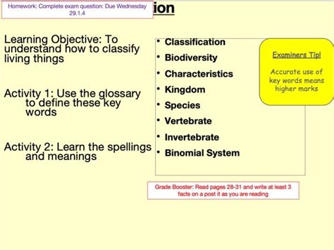 Image result for Classification Systems GCSE
