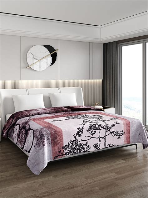 Buy Printed Double Bed Blanket for Heavy Winter -2 Ply Online in India ...