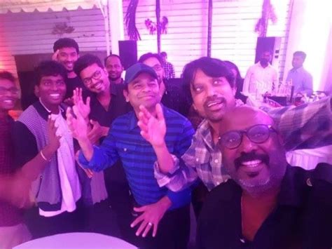 Vijay, SJ Surya, AR Rahman, Atlee at Mersal success party - Photos ...