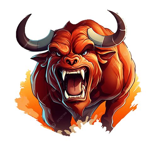 Clipart Angry Bull Royalty Free Clipart Image Of An Angry Bull #164955