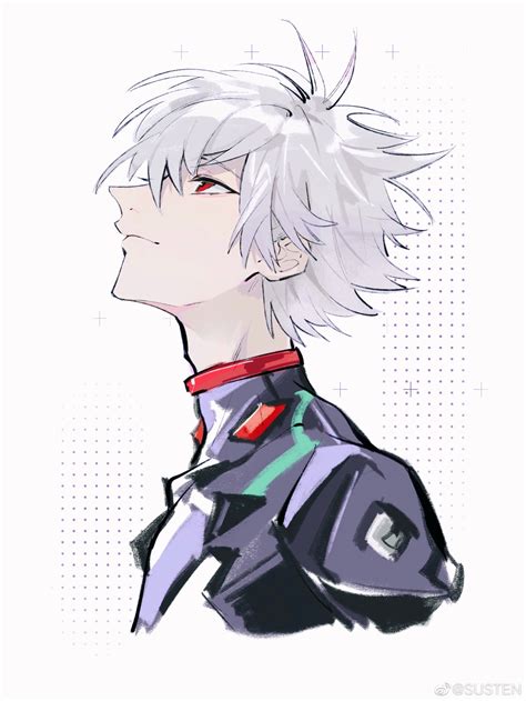 Nagisa Kaworu (Kaworu Nagisa) - Neon Genesis Evangelion - Image by ...