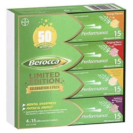 Berocca Performance Effervescent Tablets 60 Count India | Ubuy