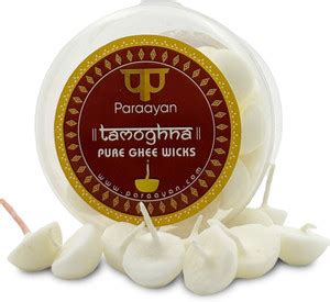 Paraayan Tamoghna Pure Ghee Wicks | Shuddh Ghee Batti for Pooja ...