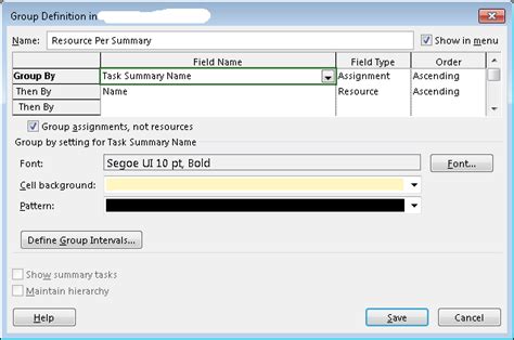 Image result for Summary Task MS Project