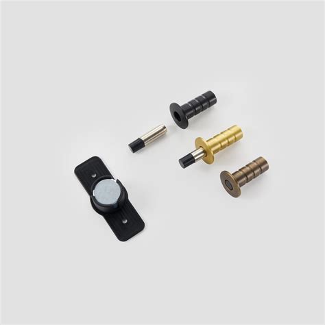 Nema magnetic brass door stop satin brass – Artofit