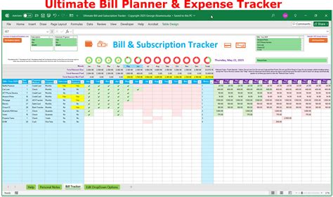 Excel Money Tracker Template