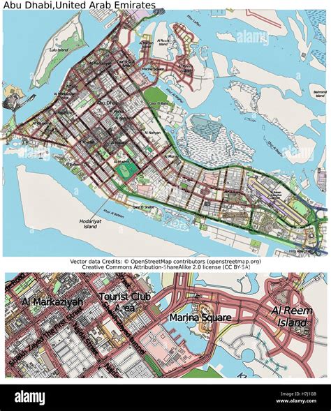 Abu dhabi map hi-res stock photography and images - Alamy