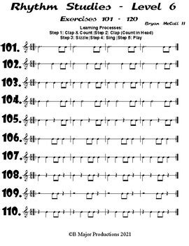 Image result for 2 Part Rhythm Exercises