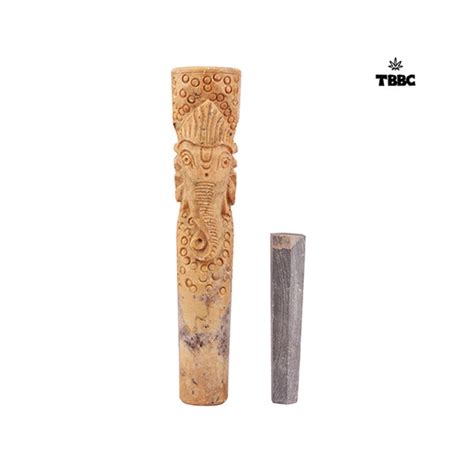 Ganesh Pattern Marble Chillum - 6 inches – THEBOOMBOXCLUB