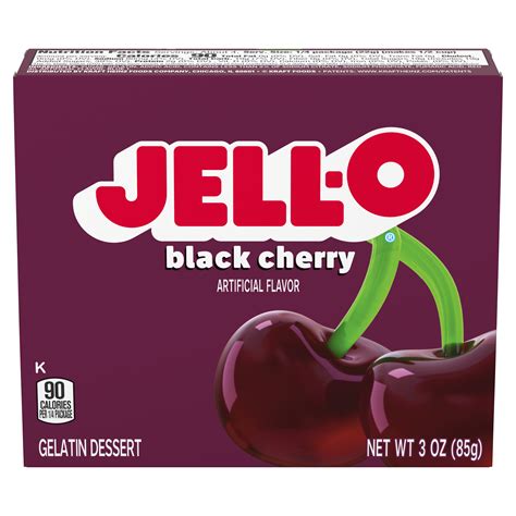 Black Cherry Gelatin Dessert Mix | JELL-O | United States | Products ...