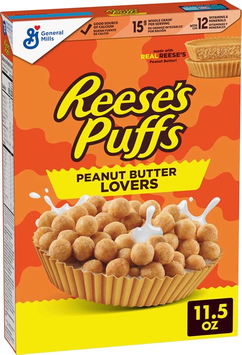 Amazon.com: Reese's Puffs Minis Breakfast Cereal, Chocolate Peanut ...