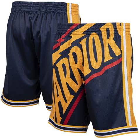 warriors big face shorts