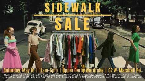 Sidewalk Sale at The Upper Darby Wardrobe!, 62 W Marshall Rd, Lansdowne ...